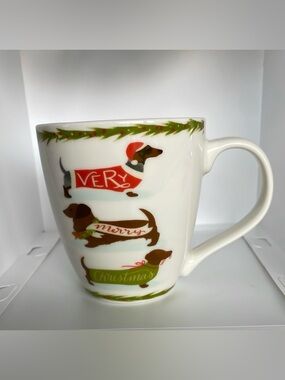 Dachshund Christmas Mug